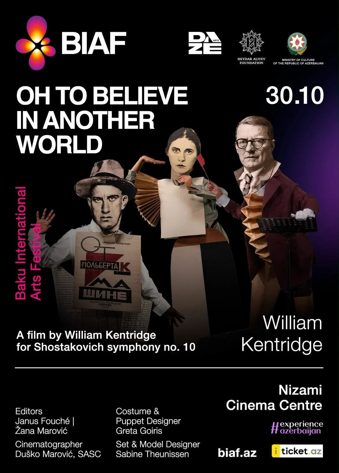 Oh To Believe in Another WorldWilliam Kentridge | BIAF Festival Orchestra Concert