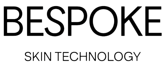 Logo with the word BESPOKE in large font and SKIN TECHNOLOGY in smaller font underneath.