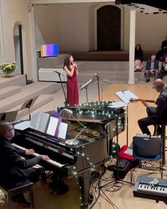 Happy holidays to all! I had a wonderful time performing in a benefit concert at St. Mark&rsquo;s Church in the Bowery last night alongside such talented artists ❤️