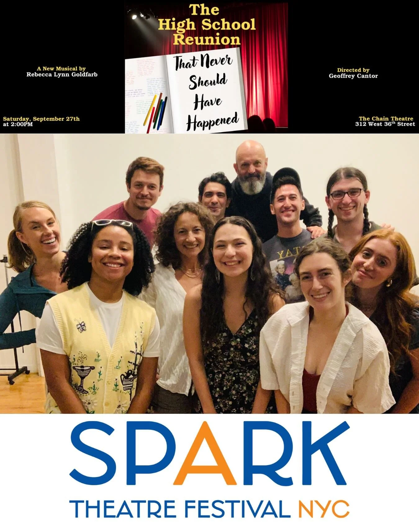 One week of rehearsals ✅ So grateful for this amazing cast and team for all their hard work so far and for what&rsquo;s to come❤️✨