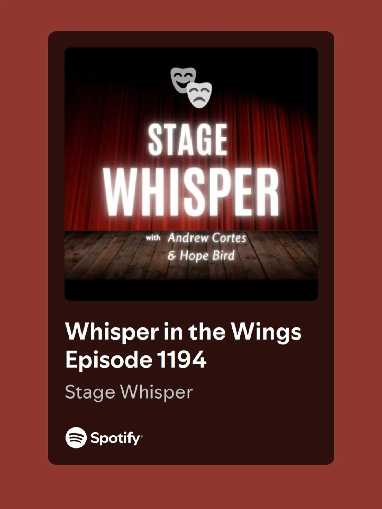 My first podcast interview! ✨ Had the best time chatting on @stagewhisperpod about my brand new musical, @thehighschoolreunionmusical ❤️
Don&rsquo;t miss the one night only performance on September 27th at 2pm!! Tickets in bio🎟️🥰