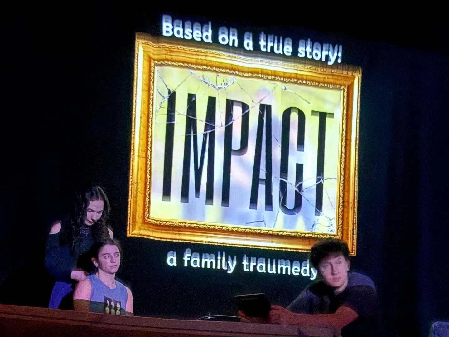 A peek into the heart of IMPACT 👀🫶 
A family traumedy. Based on a true story. 

Two final performances at The Tank:
Saturday at 3pm
Sunday at 3pm

If you want to see it before its next step&hellip;now&rsquo;s the time!🩵

Photos by @ardengdickson 
