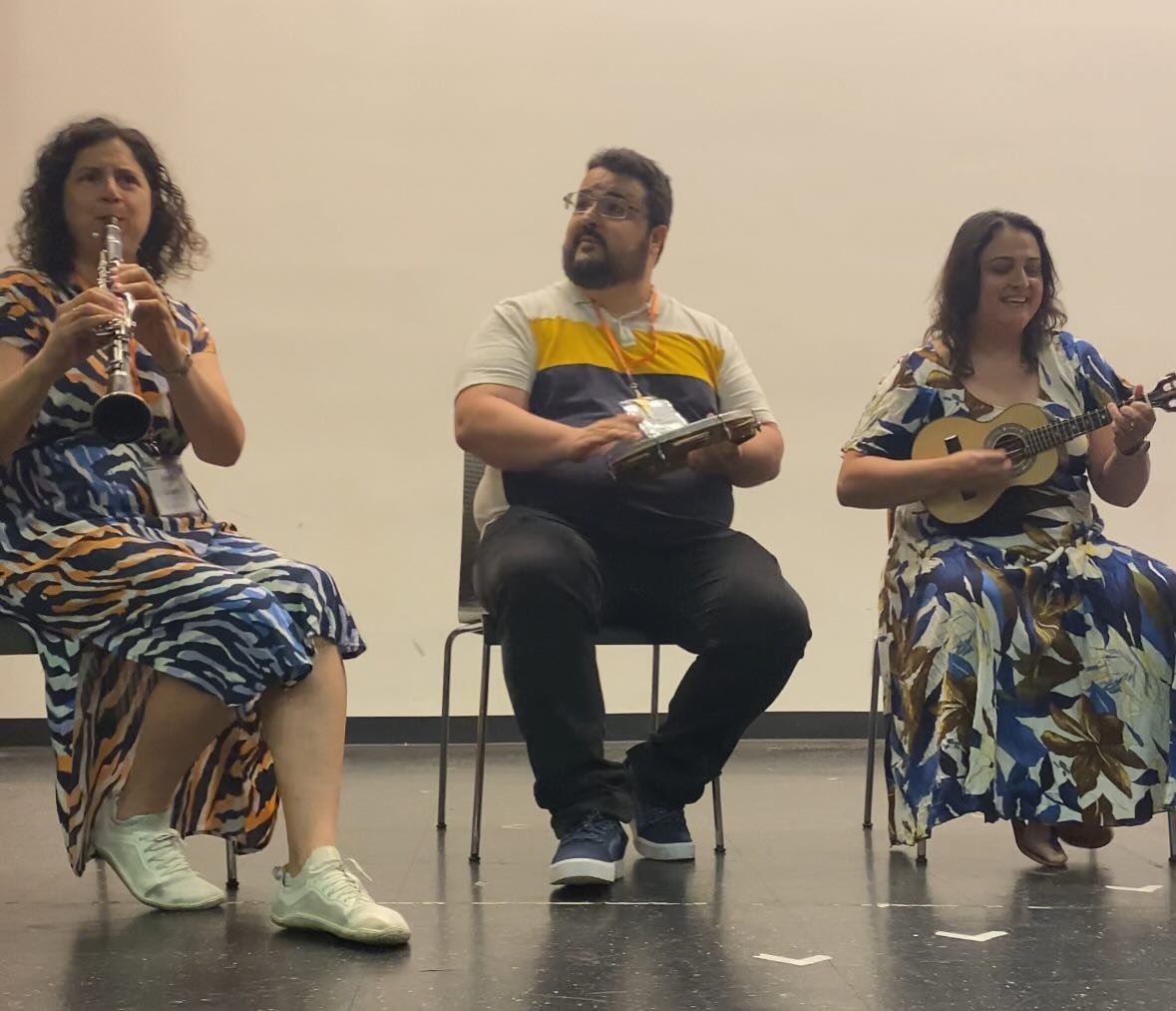 Every Sunday Roda de Choro 3pm @regionalsamauma at @barbesbrooklyn  This week, June 30th, our special guest is @anatcohenmusic 

@fernanda.da.silveira 
@oliveira_fabiof 
@vitorbsampaio