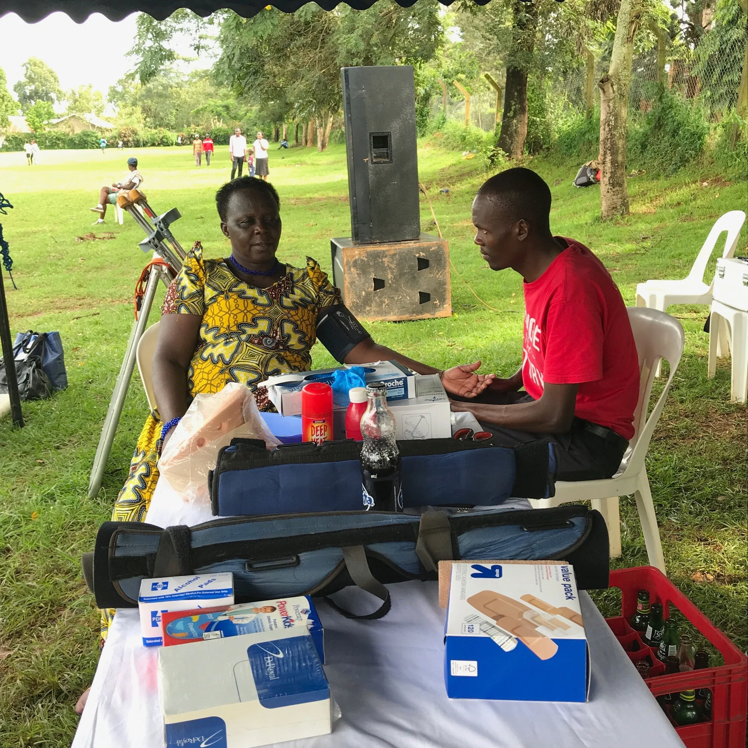  Cherish Health Venter putting on a medical outreach  