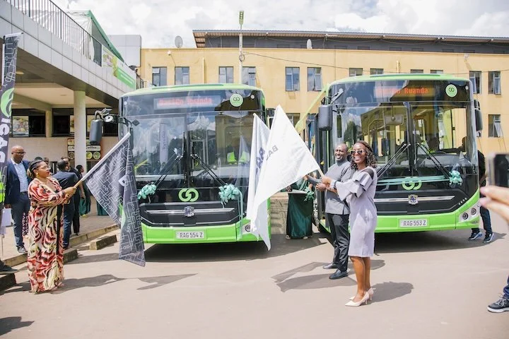 BasiGo flags off first Electric Buses in Kigali