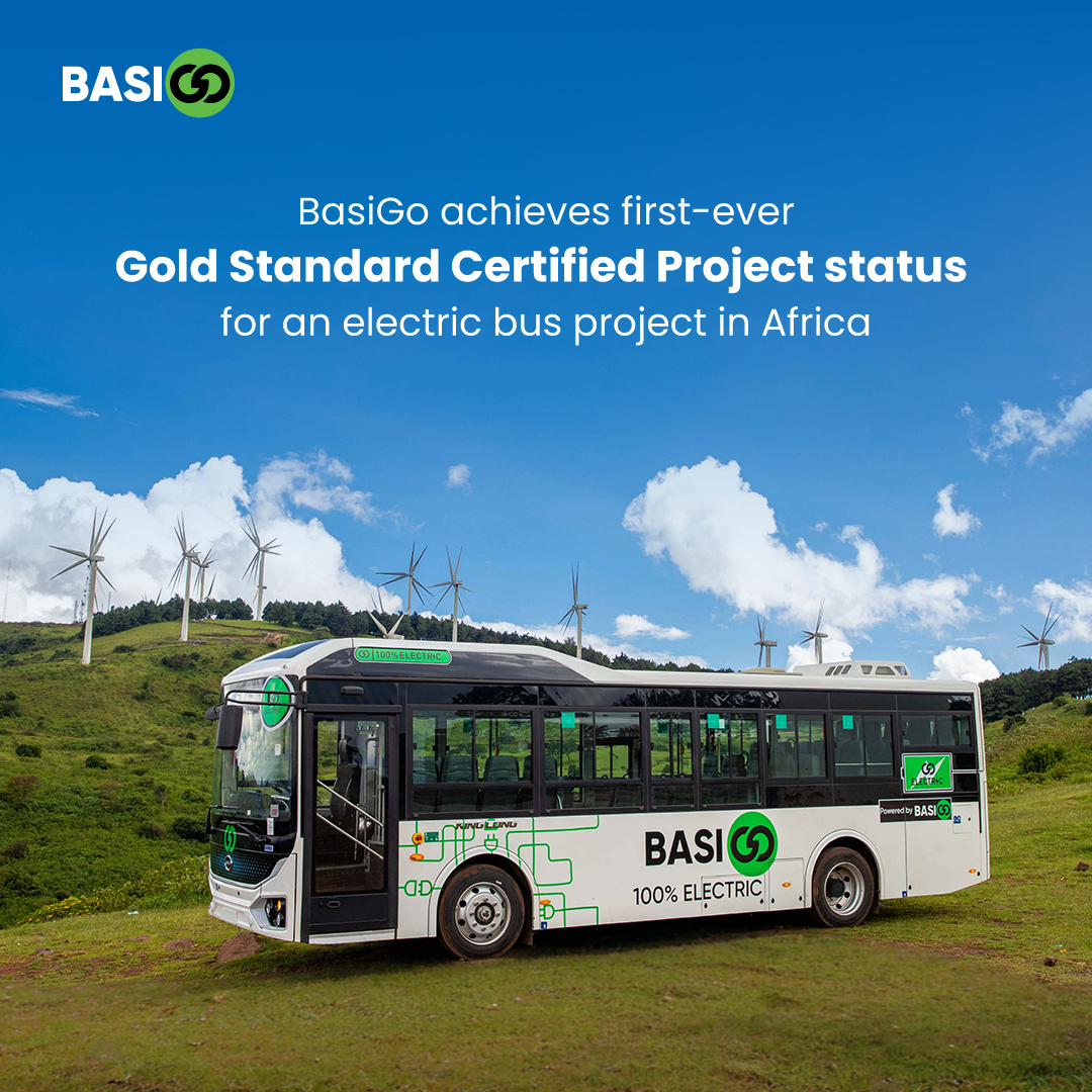 BasiGo achieves first-ever Gold Standard Certified Project status for an electric bus project in Africa