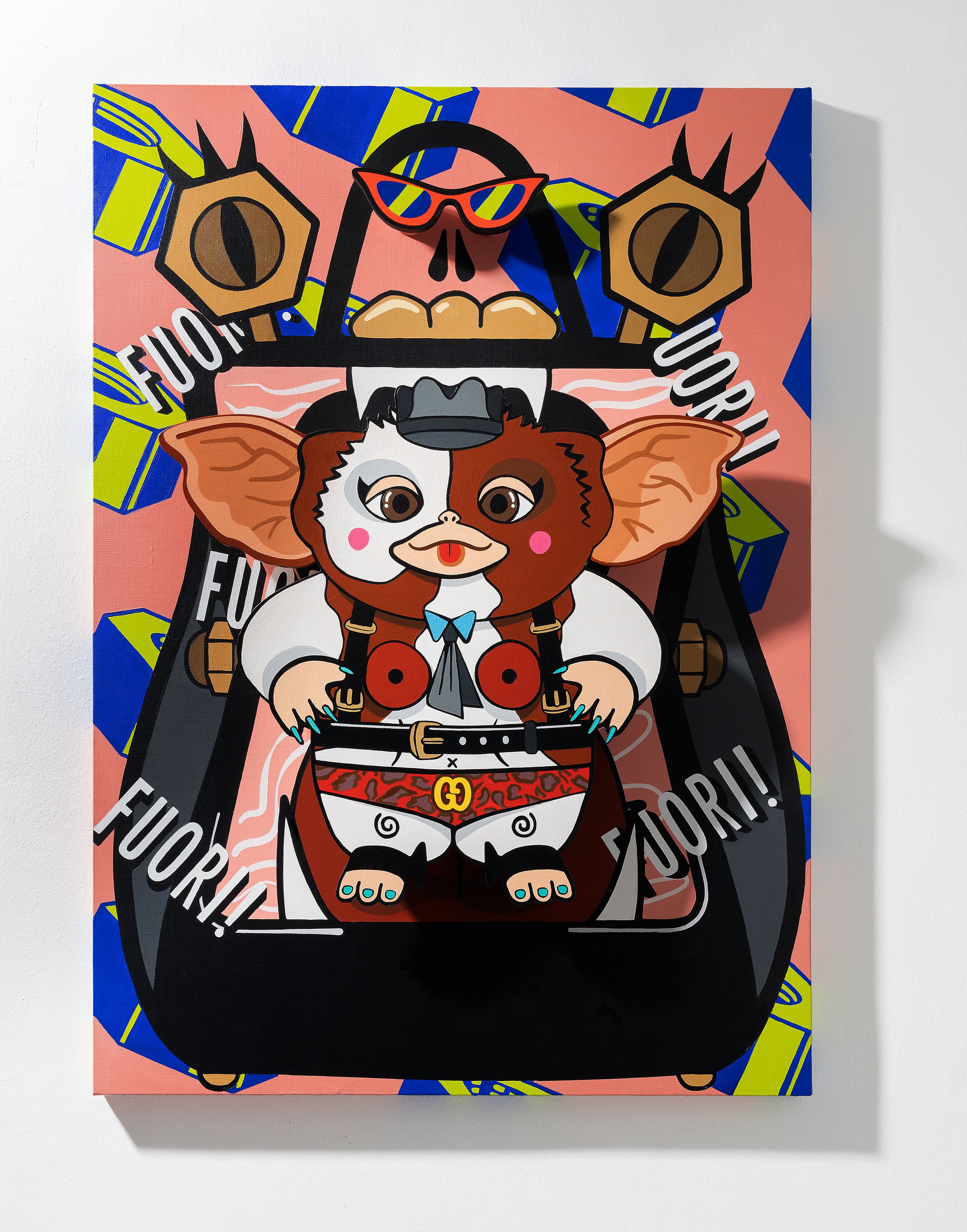 Mr. Bezmo, 66cm(W) x 93cm(H) x 7.3cm(D), acrylic Paint on wood and canvas, 2023.jpg