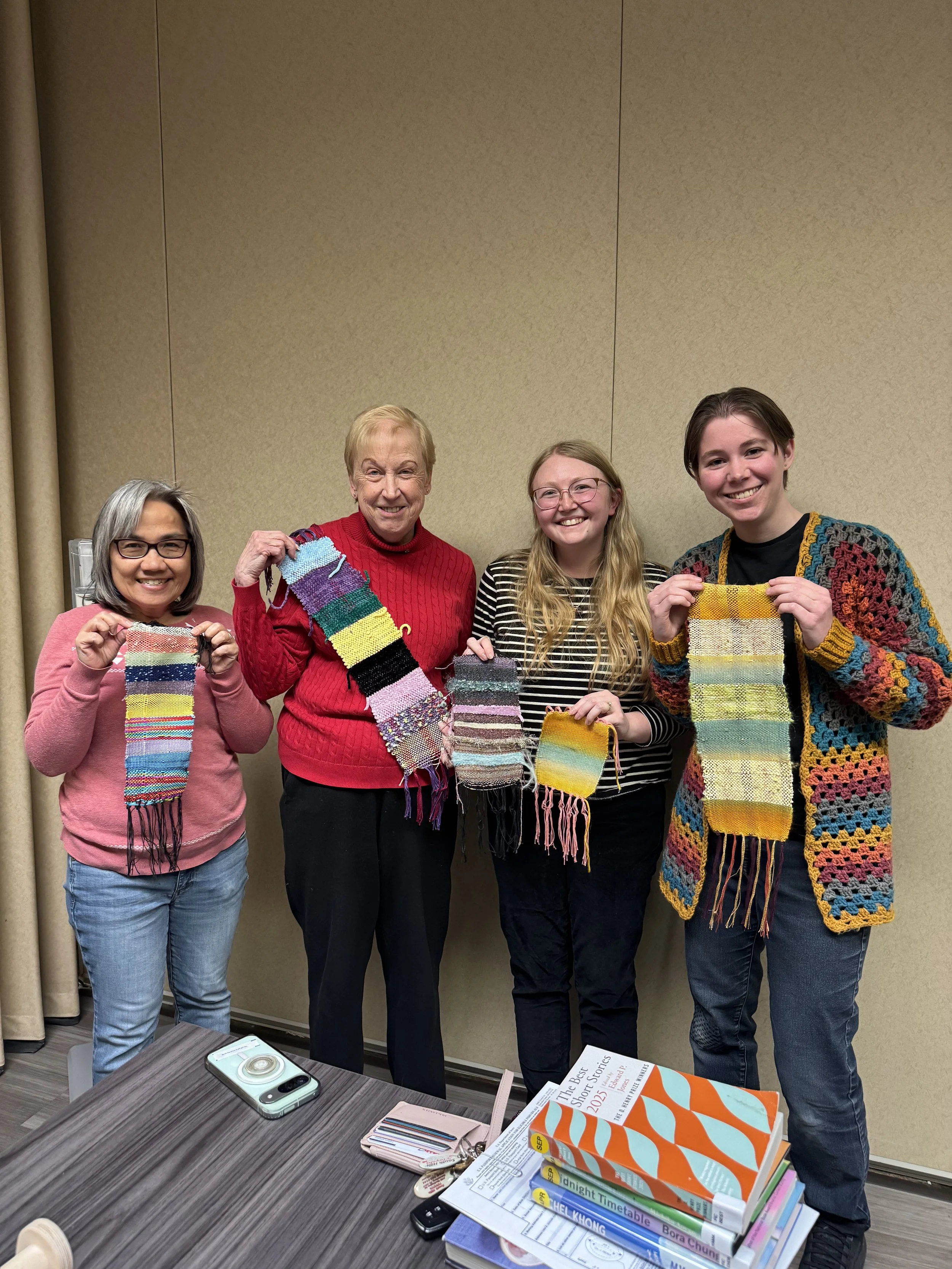 "Introduction to Rigid Heddle Weaving" at the Bridgewater Public Library in New Jersey 