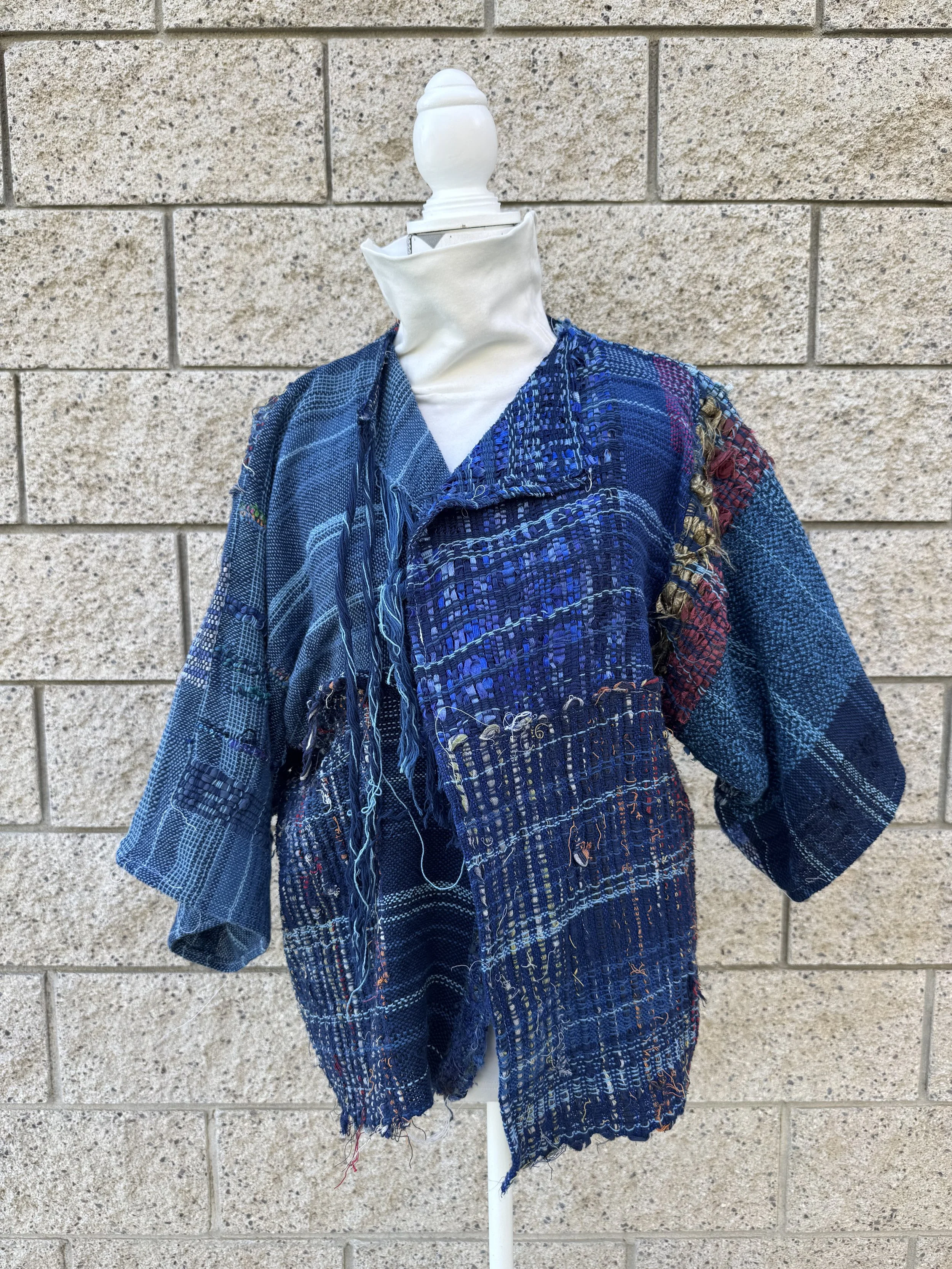 "Wear your Weaving: Sew a Simple Jacket with your Handwoven Fabric" at WabiSabi Weaving, San Diego