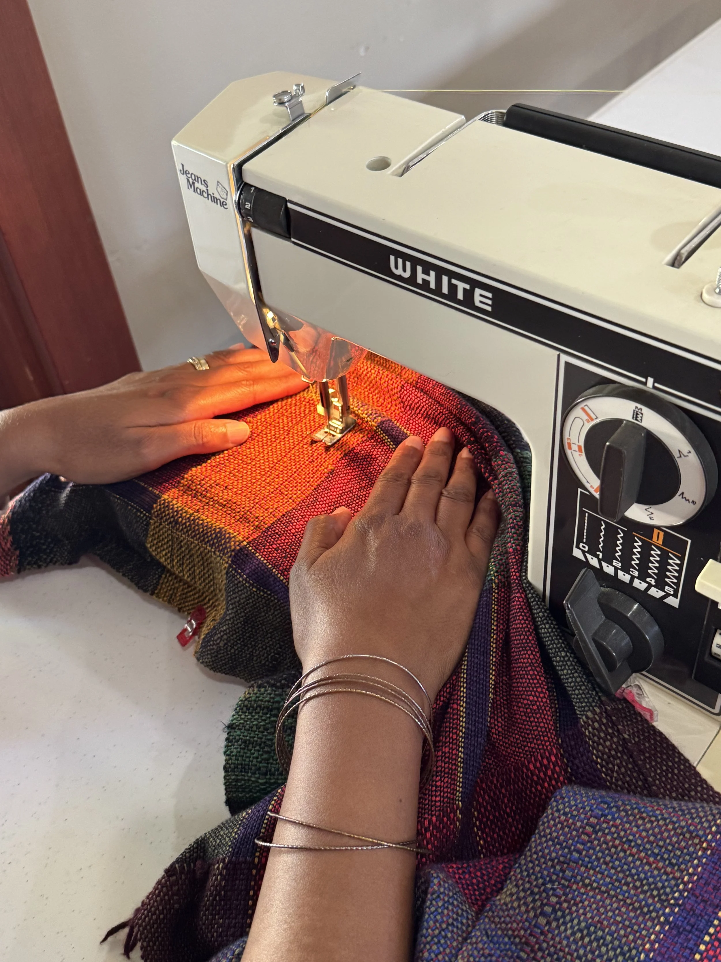 "Wear your Weaving: Sew a Simple Jacket with your Handwoven Fabric" at WabiSabi Weaving, San Diego