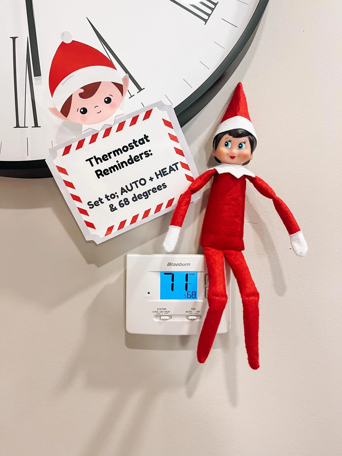 Elise is here to deliver Thermostat Reminders! ❄️