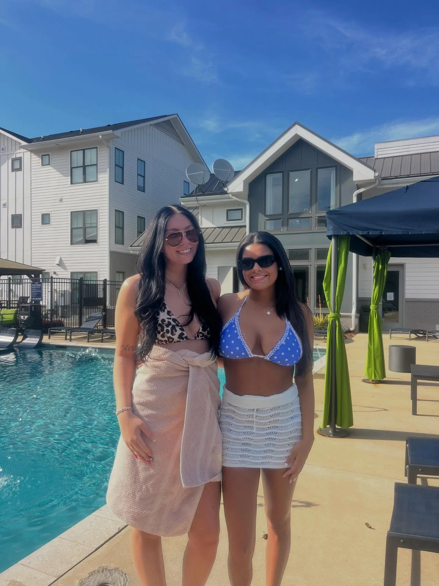 Pool Days are back at My House on 13th☀️

Here are a few Reminders: 
⛱️ No glass allowed anywhere inside the gates of the pool 
⛱️ Each Resident is allowed up to 2 guests at a time (as long as you are present with them) 
⛱️ No animals allowed
⛱️ If y