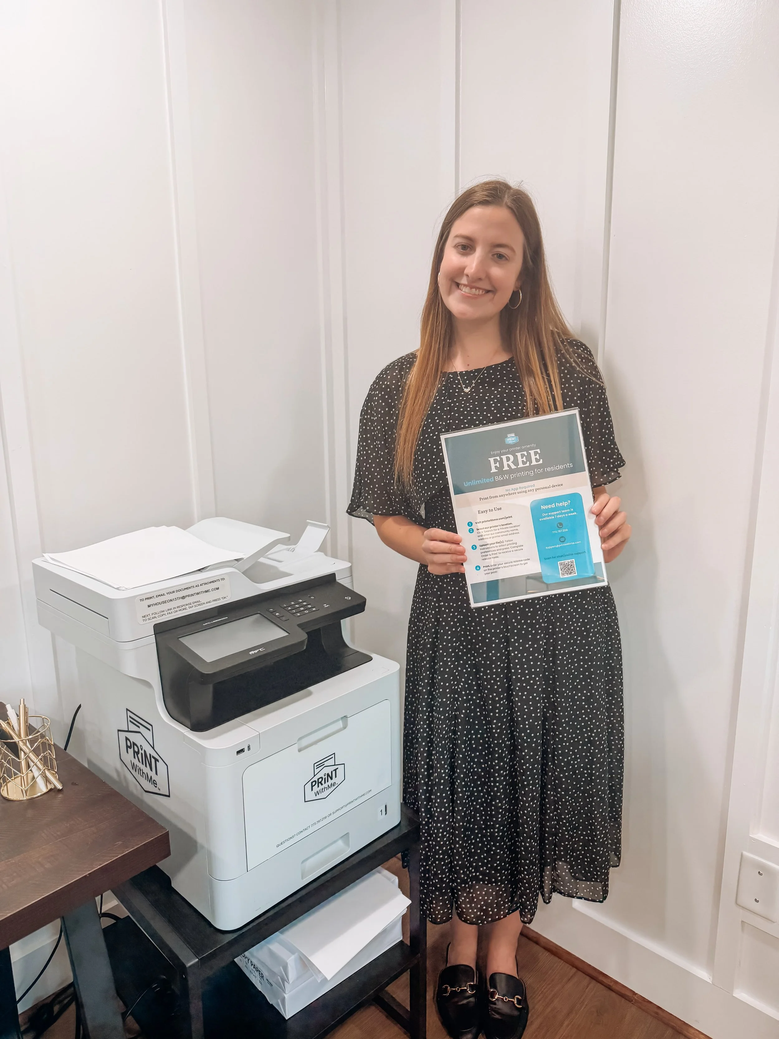 Free Black &amp; White printing?? Yes please!!🖨️

Come print with us in our study area 24/7! ✨