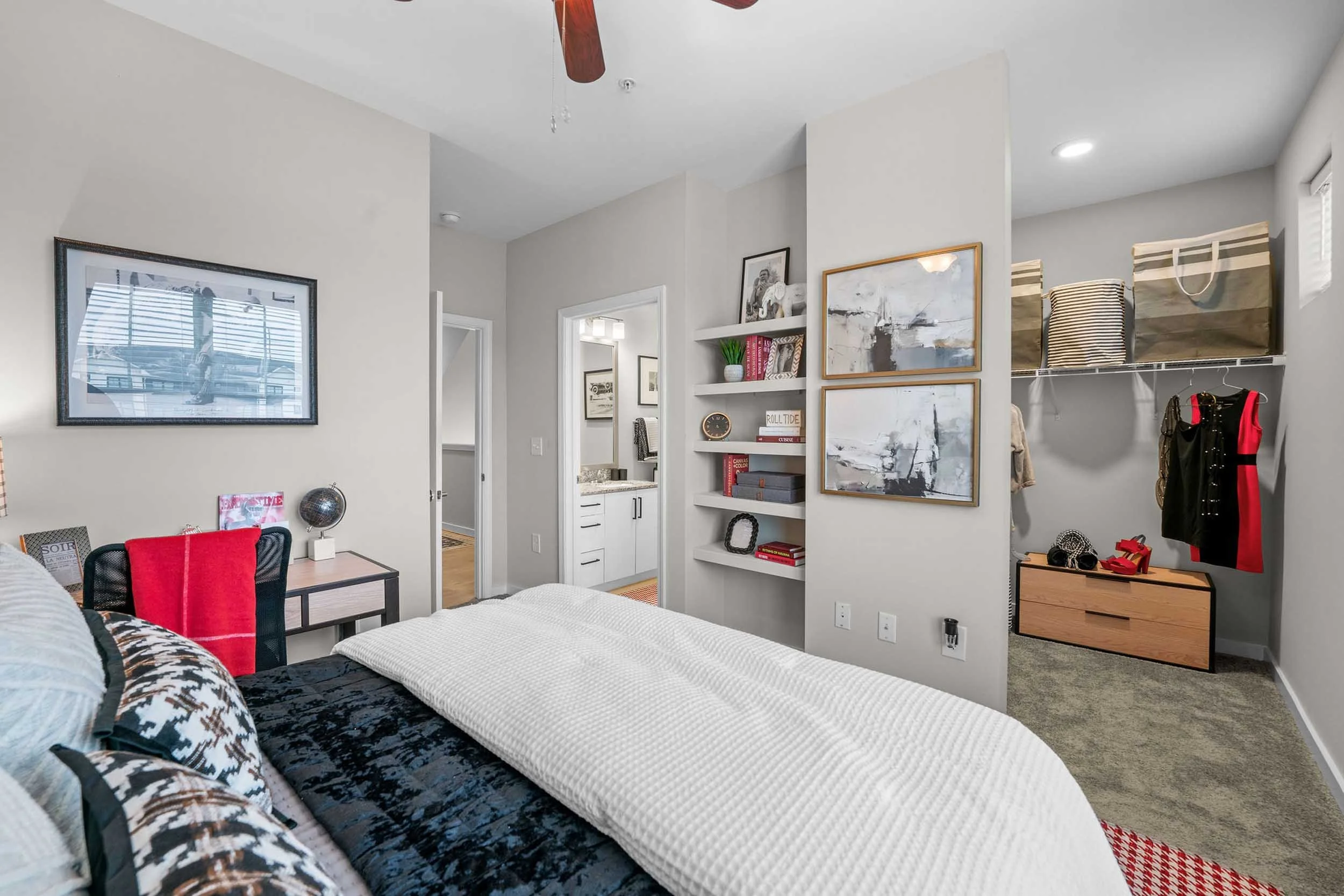 My House on 13th | Bedroom and Walk-In Closet