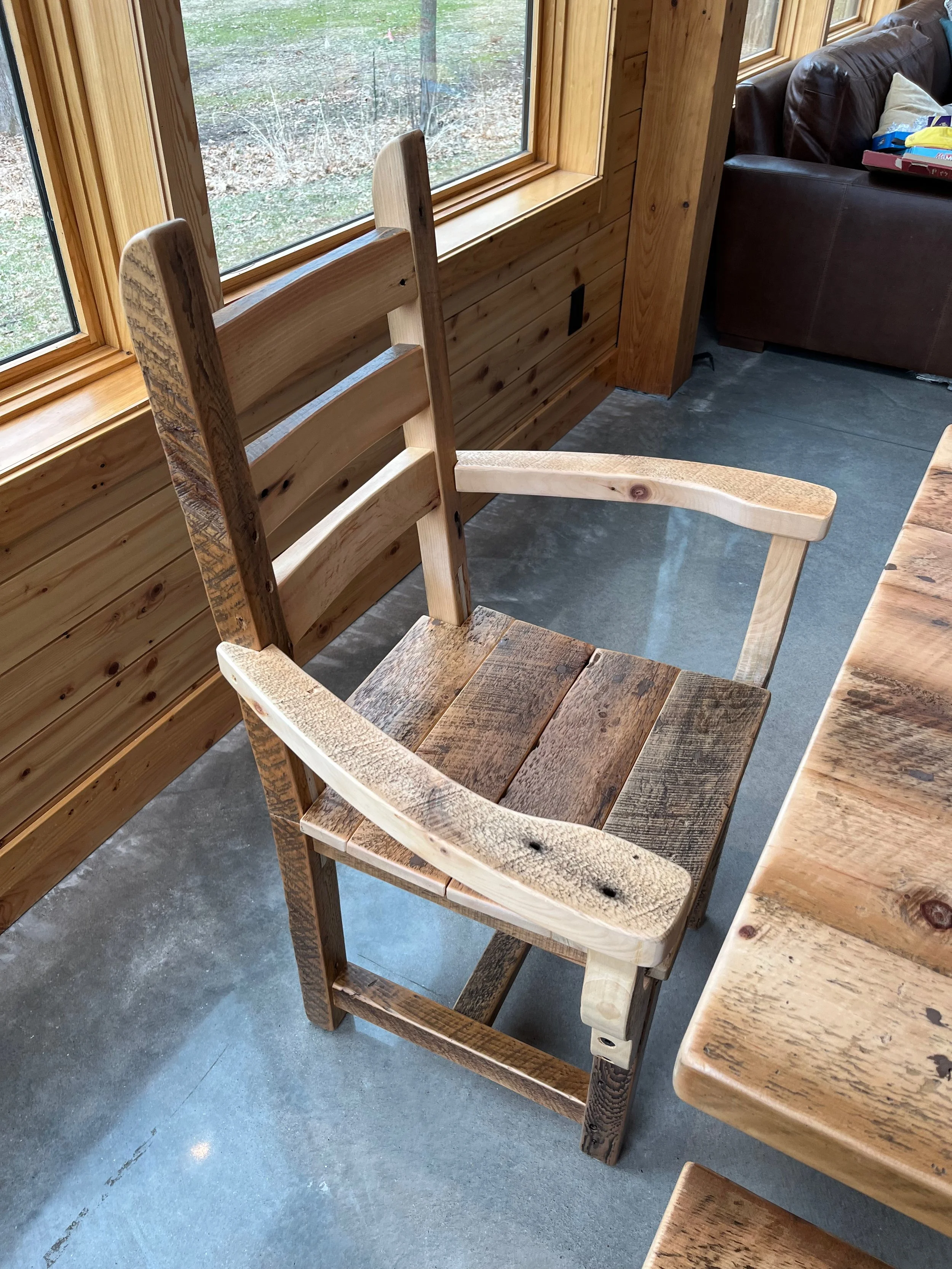 RECLAIMED CAPTAIN CHAIR