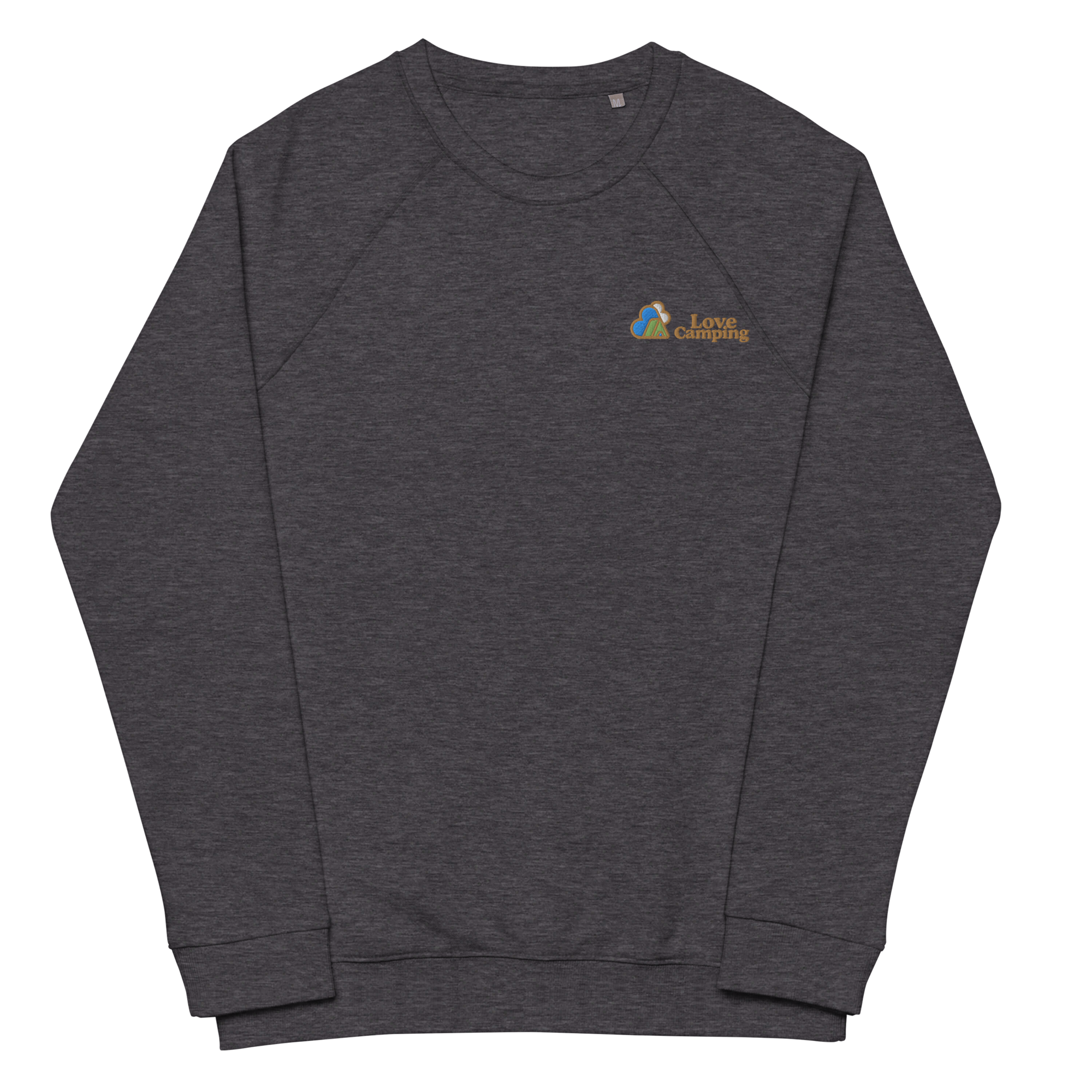 unisex-organic-raglan-sweatshirt-charcoal-melange-front-661d8ea129a28.png