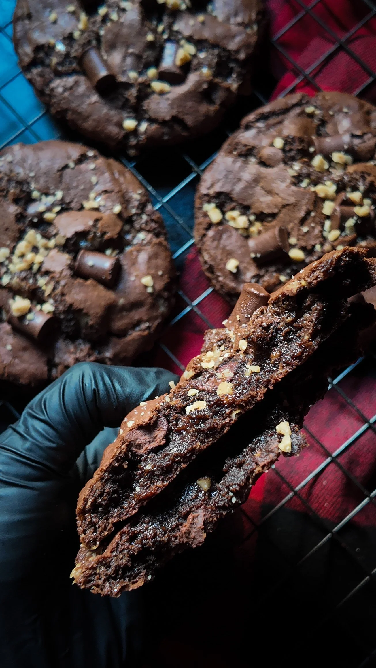 Bakery-Style Chocolate Toffee Chunk Cookies