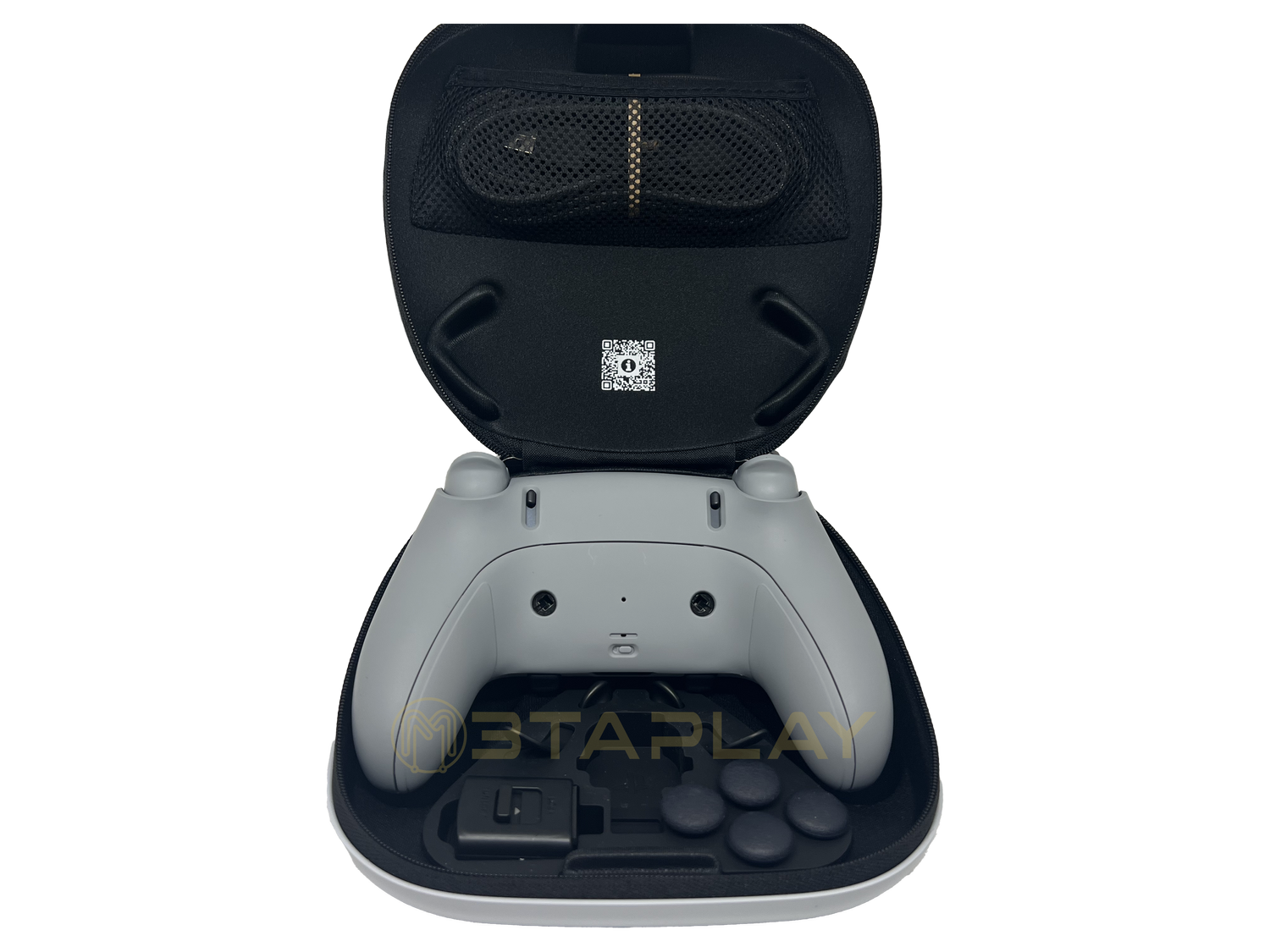 Custom Retro DualSense Edge – Retro Grey TMR Joysticks & 1800mAh 