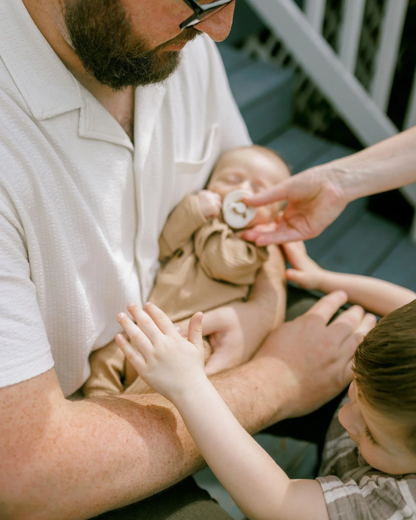 Hands that hold, hands that soothe, and hands that guide.
