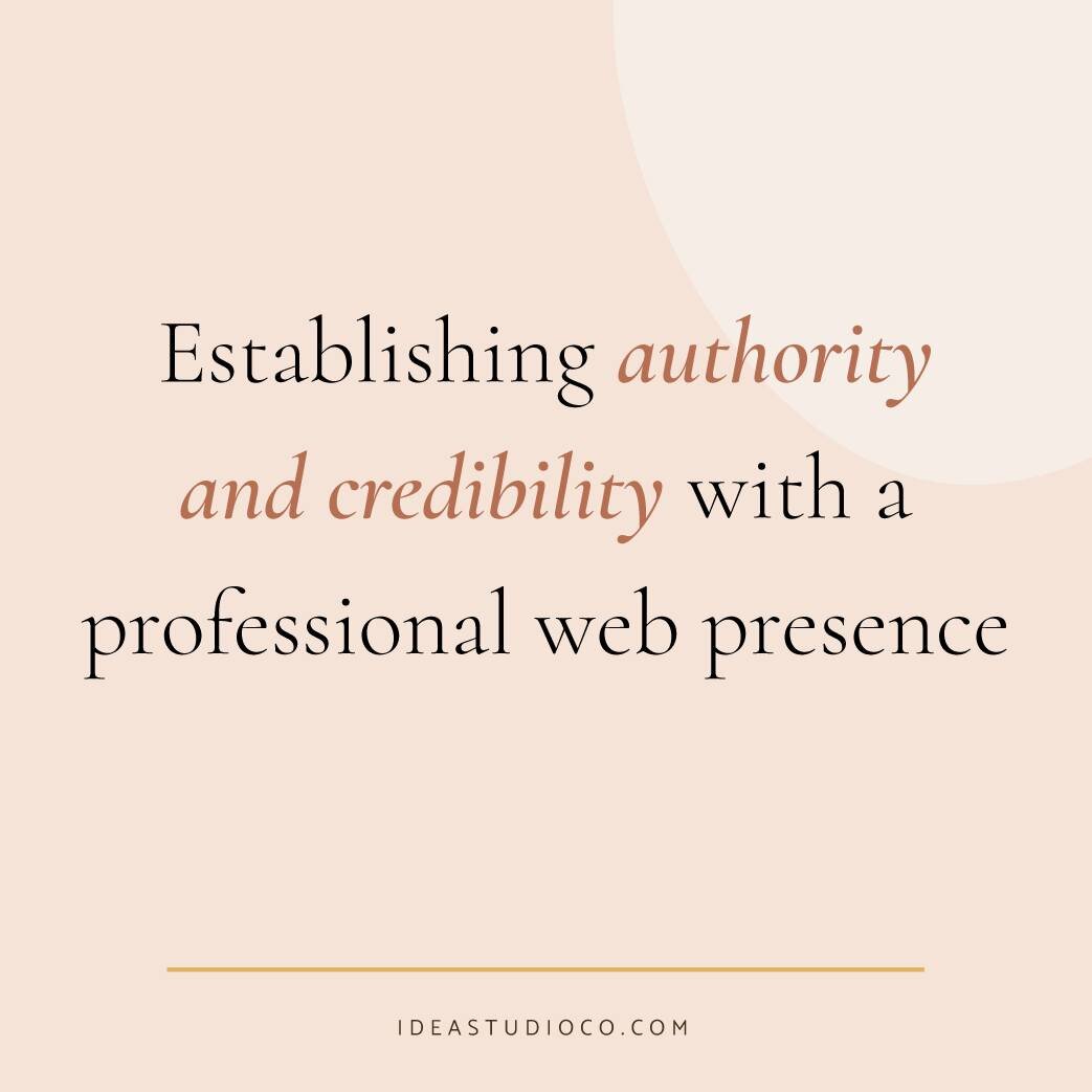 Your website serves as a digital business card, reflecting your professionalism and expertise. 

A professionally designed website not only reinforces your company's authority in the industry but also builds credibility among potential customers. 

A