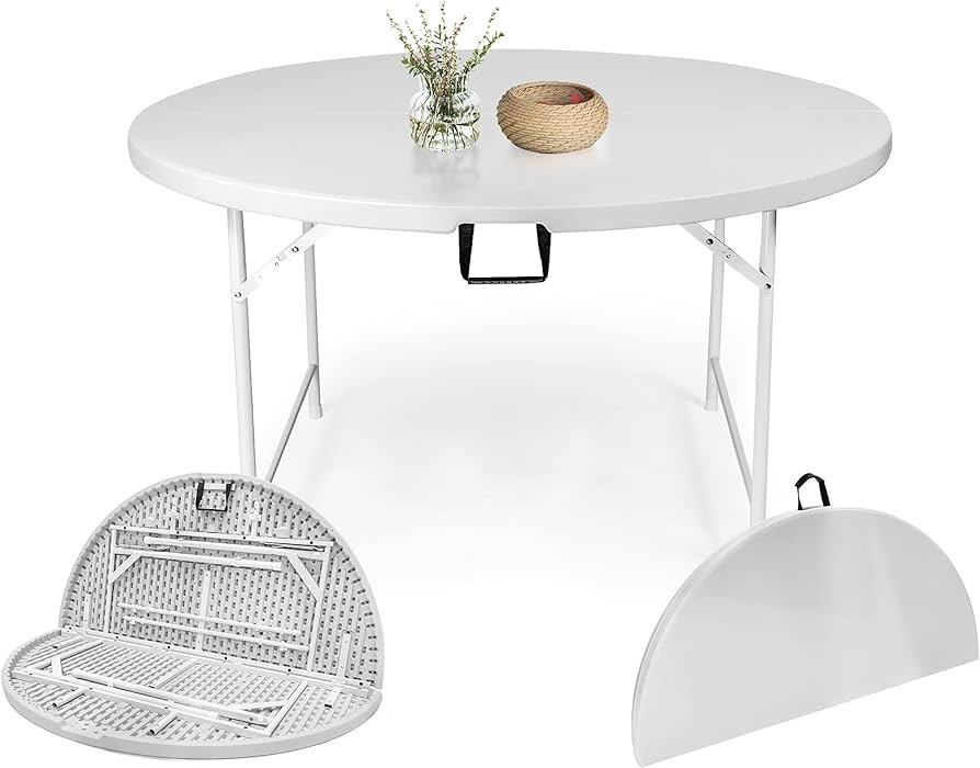 60" Round Table (seats 8-10) $9.50 each for 3 day rental