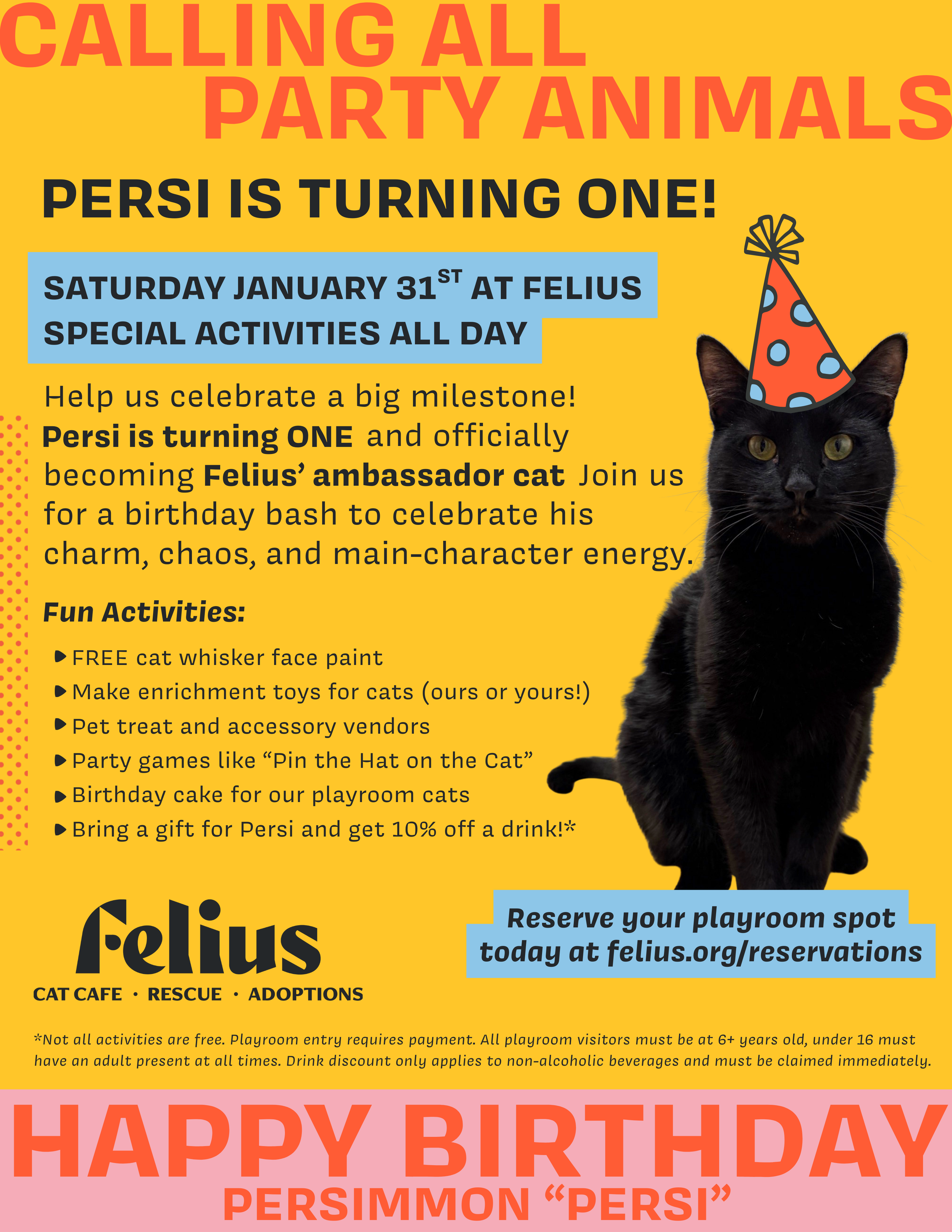 Persi's Birthday Celebration