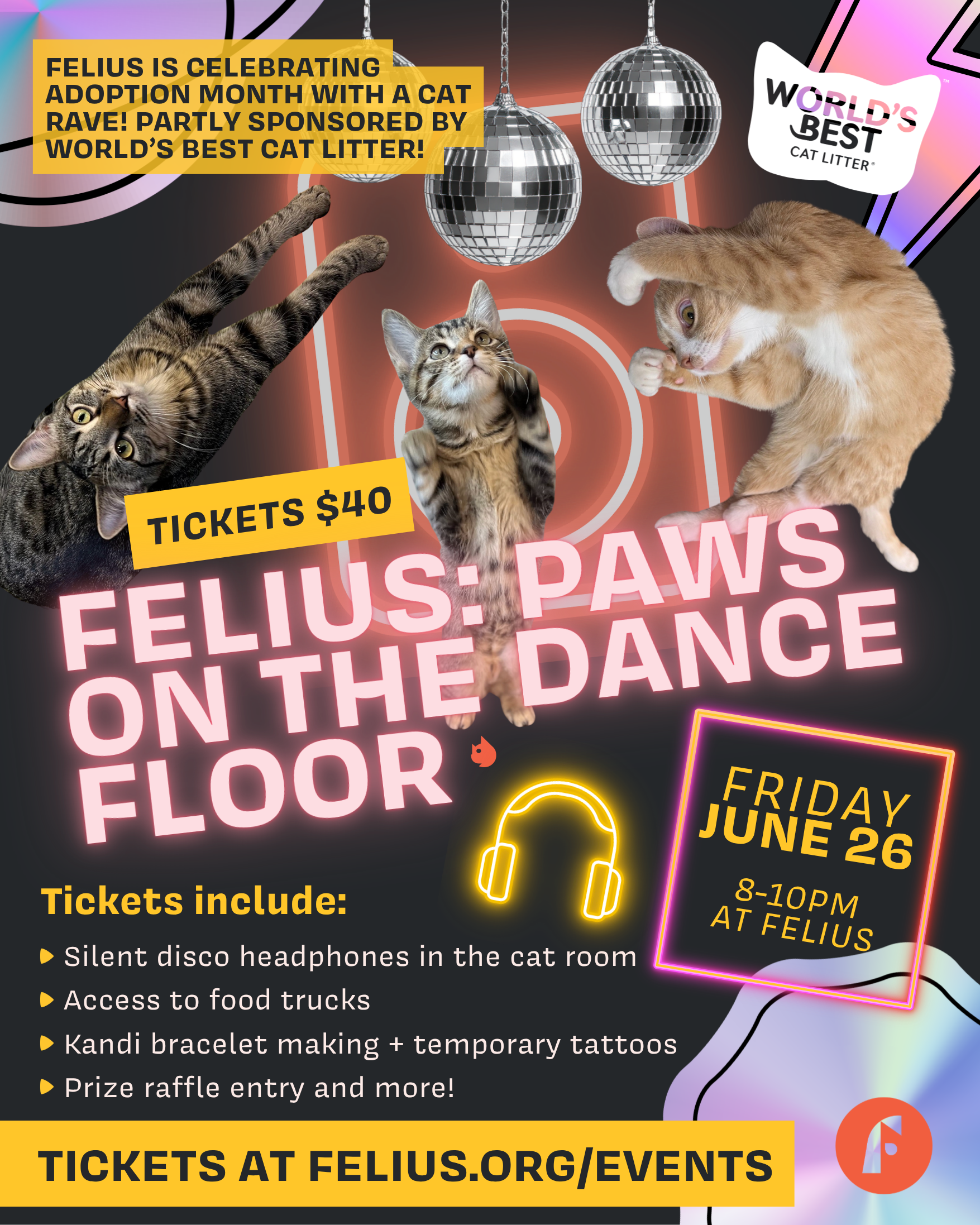 PAWS on the Dance Floor - Silent Disco!
