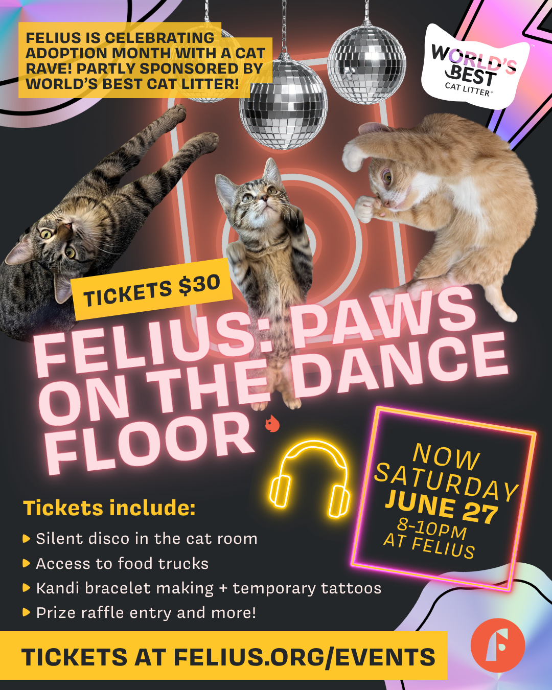 PAWS on the Dance Floor - Silent Disco!