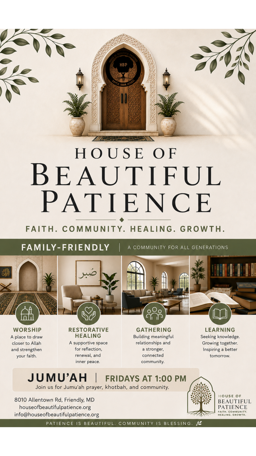Jumu'ah Khutbah & Prayer flyer