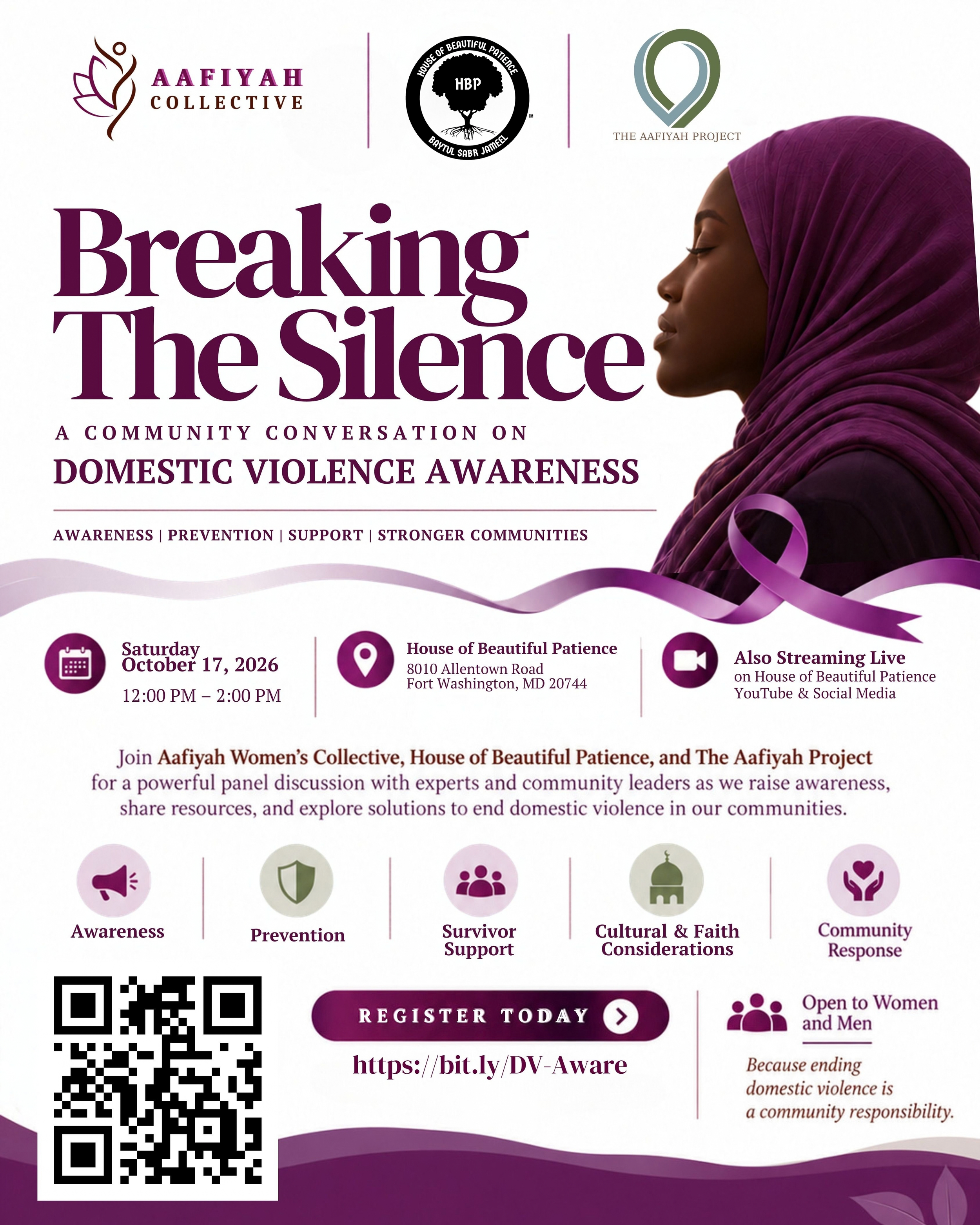 Domestic Violence panel flyer