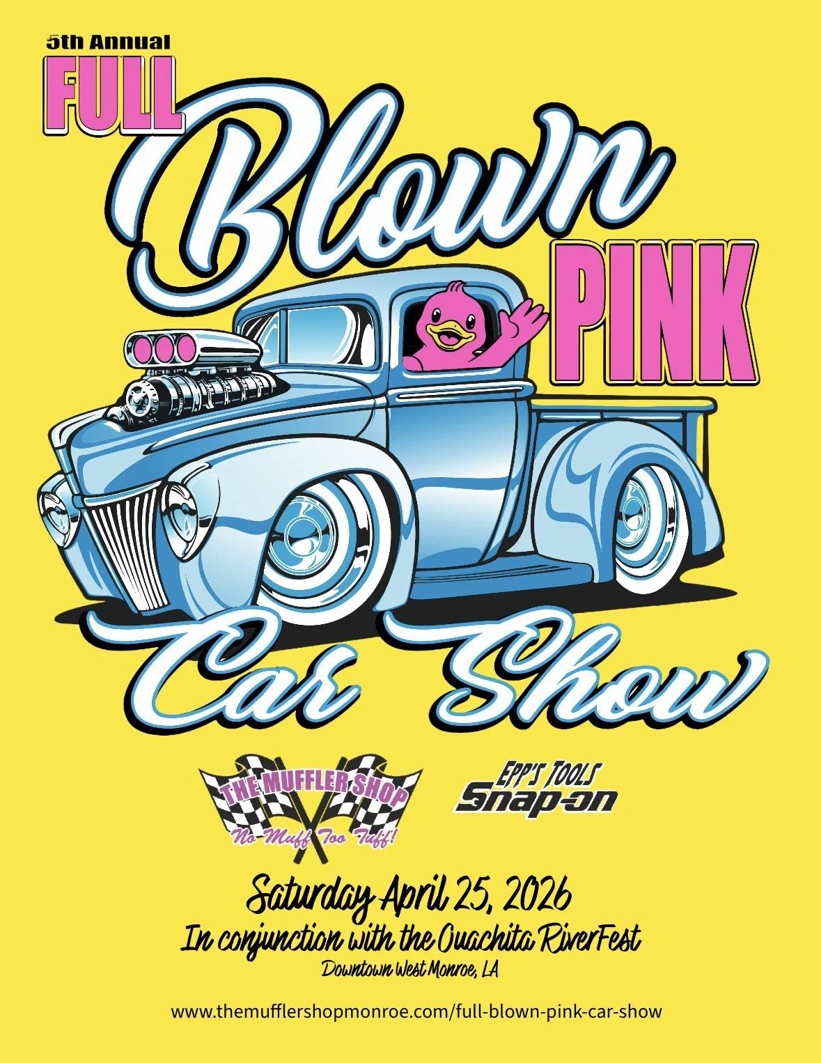 2026 5th Annual Full Blown Pink Car Show Registration