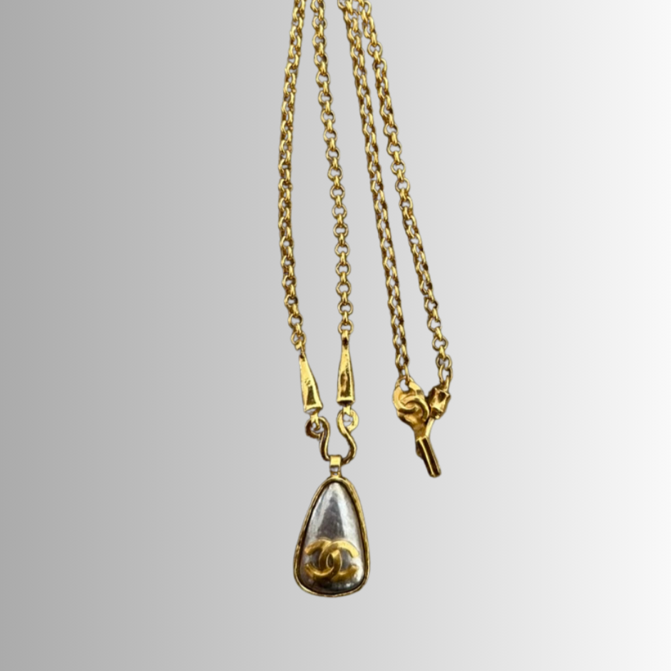 Chanel Stone Pendant Necklace