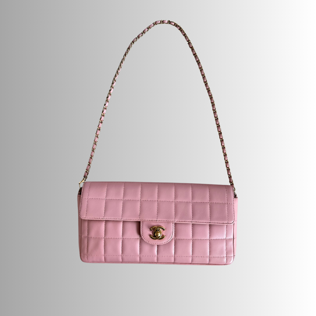 Pink Chanel Chocolate Bar Bag 2005