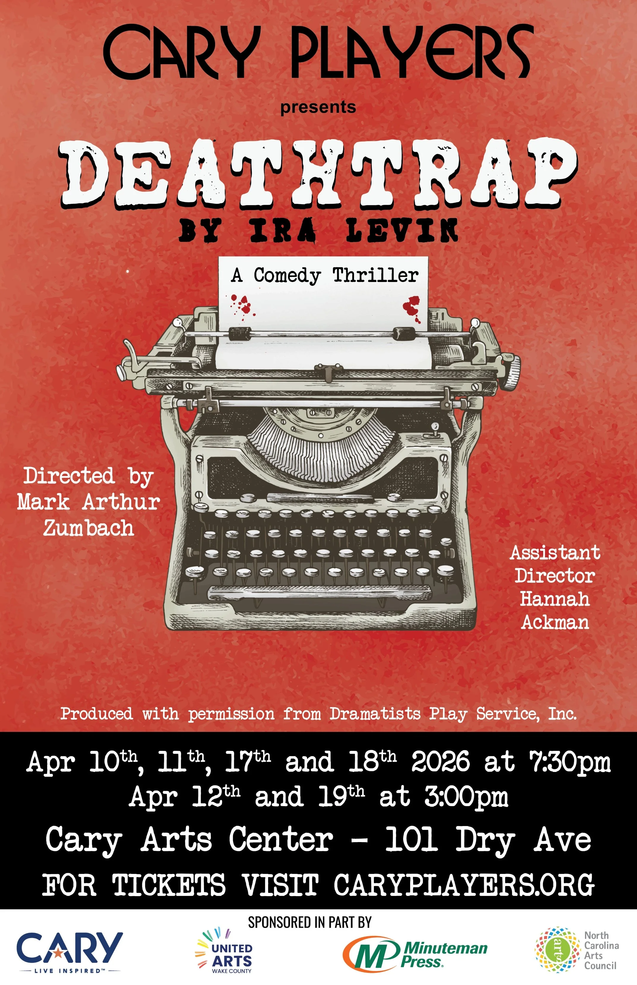 Deathtrap — Cary Players Community Theatre Company