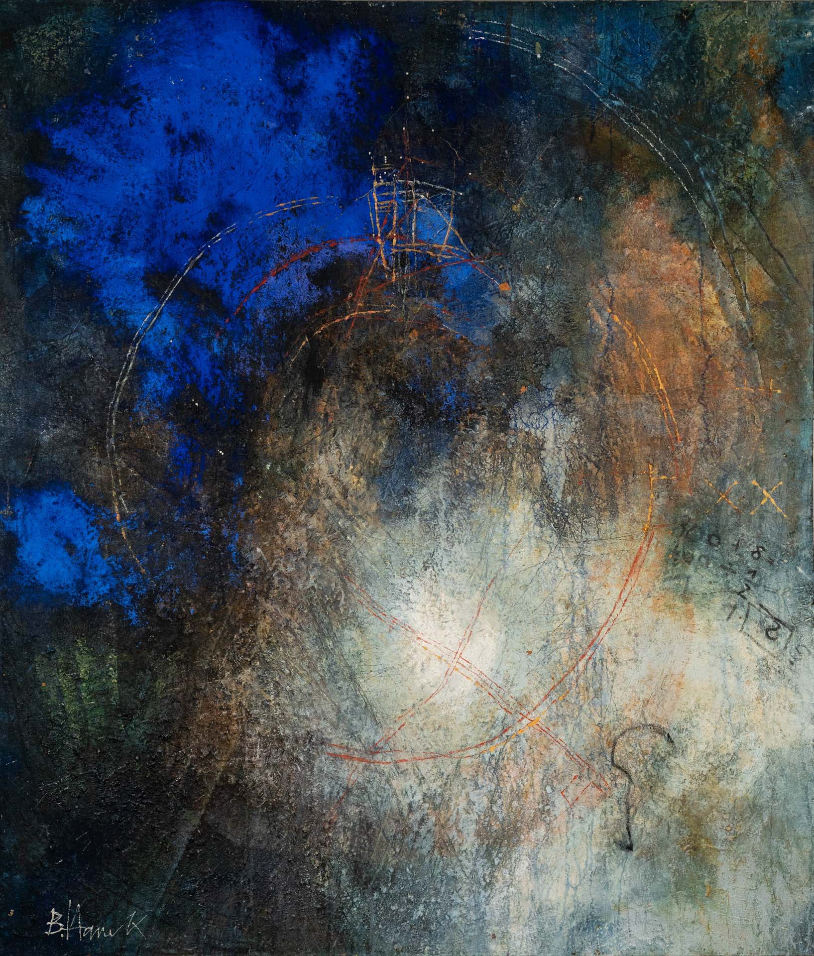 "Kreuzweg" – Mischtechnik a. L. 130x150