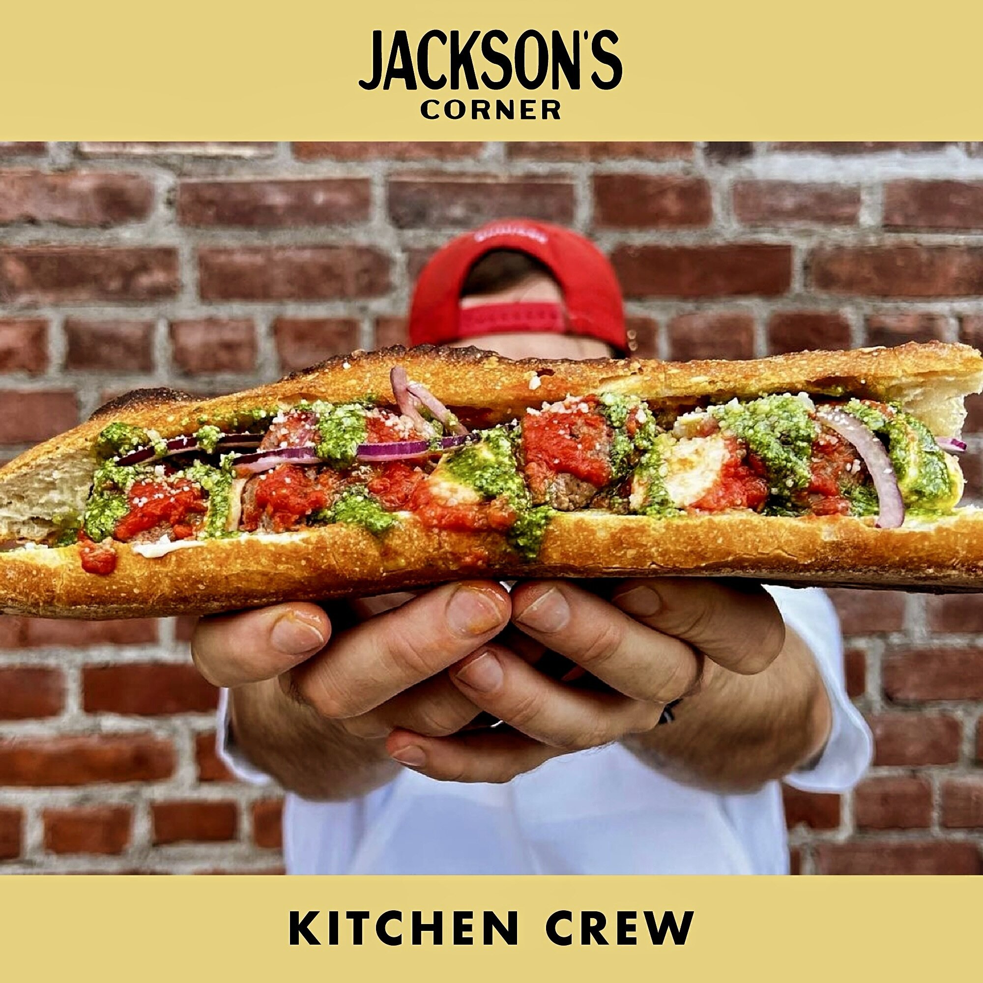 You can rock a meatball sub like Motley M&ouml;tley Cr&uuml;e in a full stadium. You can think 10 ways to use garlic scapes without breaking a sweat. 

Join a kitchen that does it from scratch with fresh, locally sourced ingredients. And a crew that 