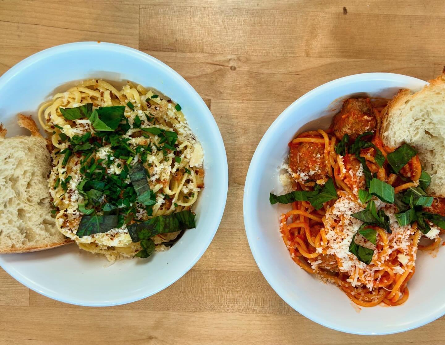 It&rsquo;s supper time, y&rsquo;all. Spaghetti and meatballs? We have it. Linguine? We have it. Gluten free pasta? We have that, too 😘 Served every day from 4-9pm at The Grove. See ya soon!