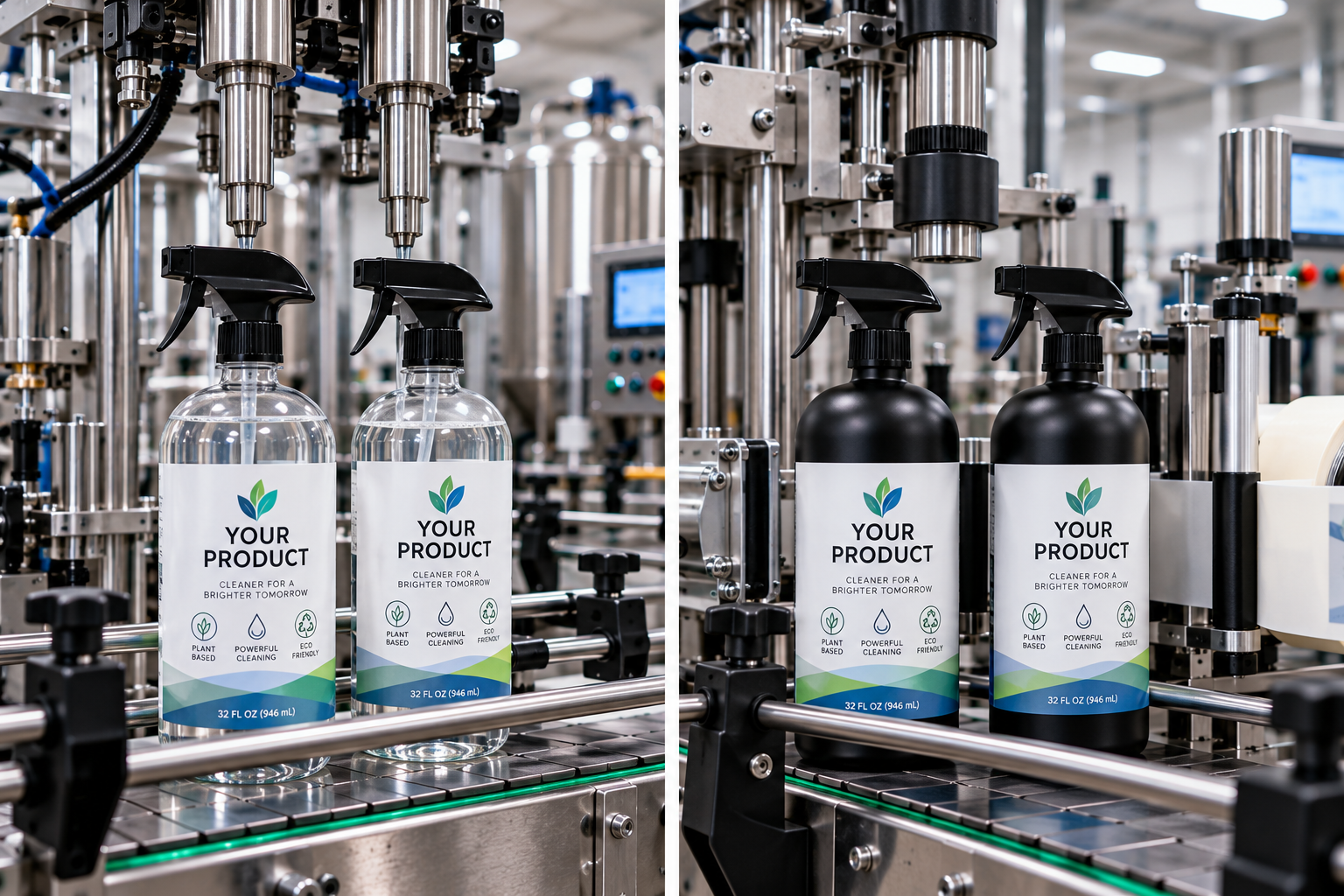 Private label spray bottles filled in Las Vegas