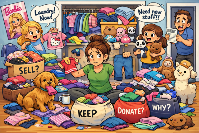 The Dreaded Closet Clean-Out 😵‍💫