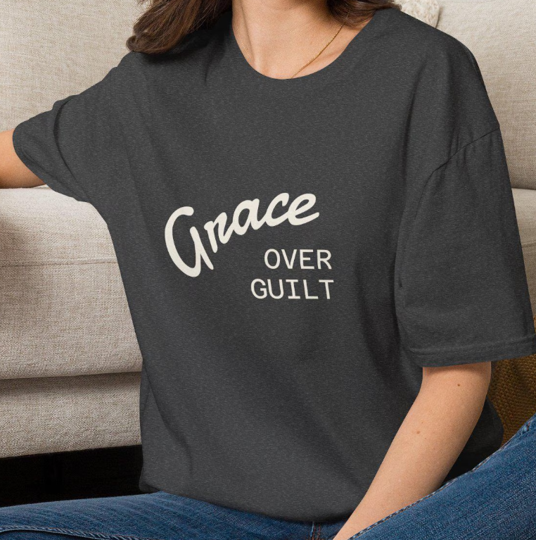 Grace Over Guilt Unisex Christian T-Shirt, Minimalist Faith Tee