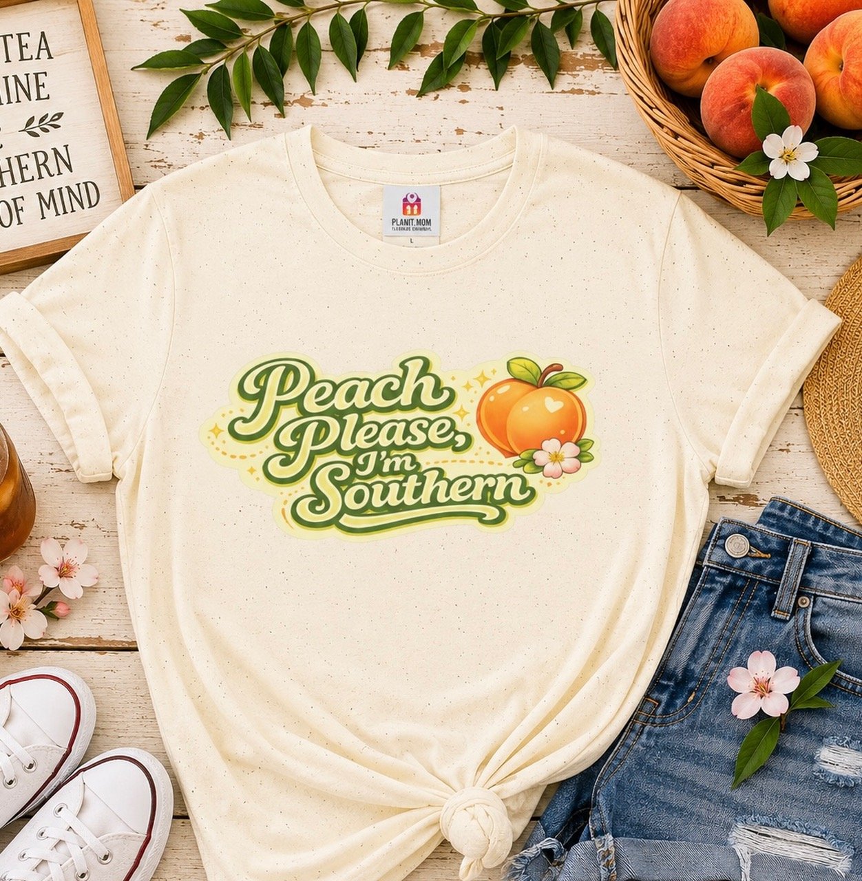 Peach Please I'm Southern Shirt, Sarcastic Country Unisex Tee, Southern Humor T-shirt