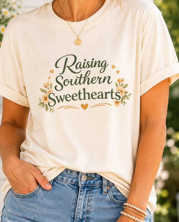 Raising Southern Sweethearts Adult Unisex Tee