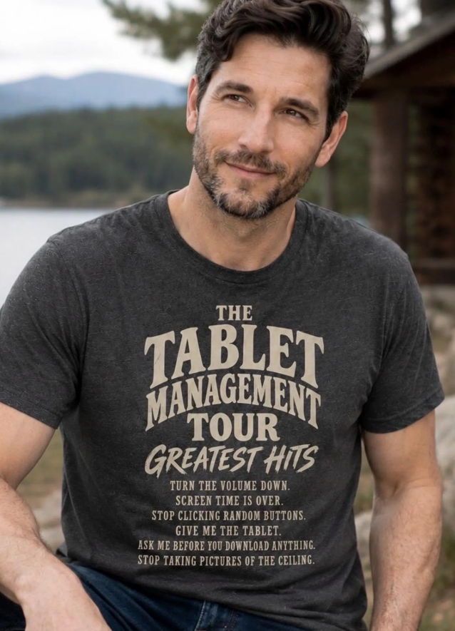 Tablet Management Tour Greatest Hits T-Shirt