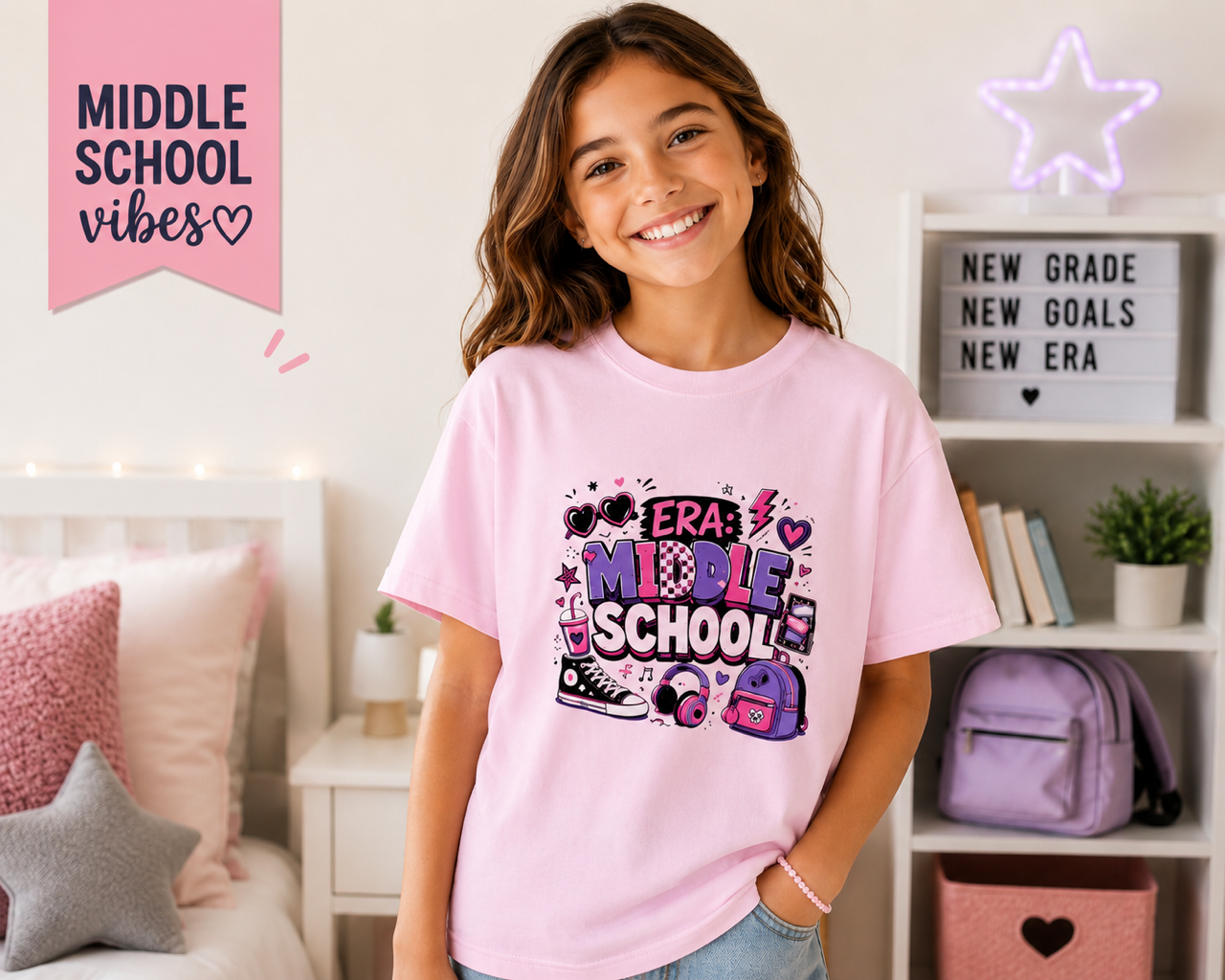 Ready for School Collection
These tees help learners start the year with confidence, kindness and a smile.