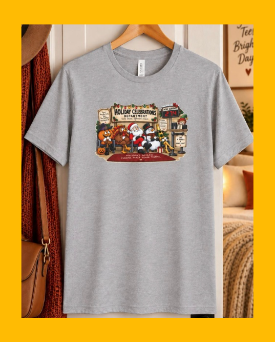 Holiday Celebrations Department Scene T-Shirt