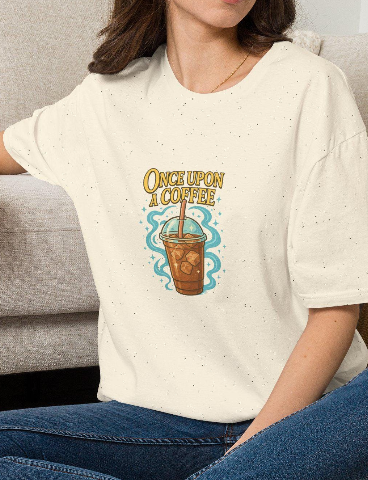 Once Upon a Coffee Unisex Tee