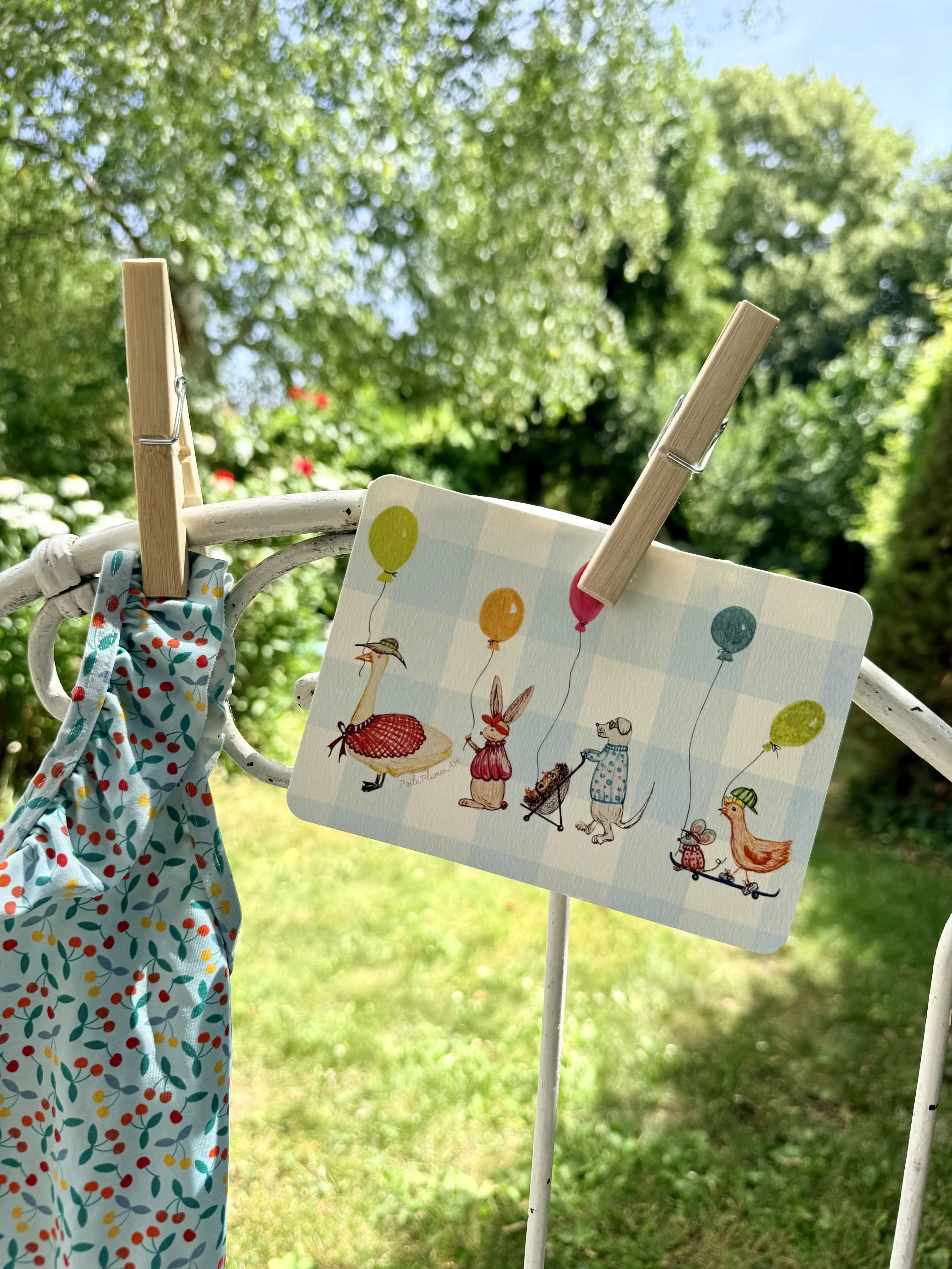 Carte postale "Sortie de crèche"