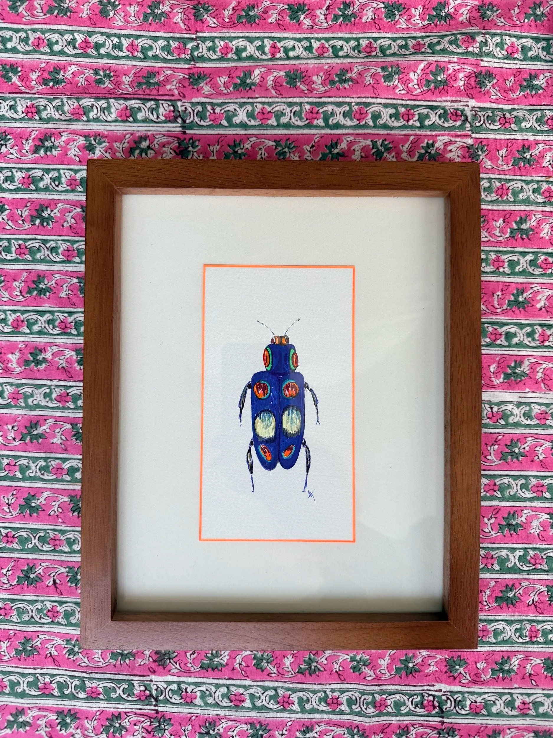 Insecte bleu
