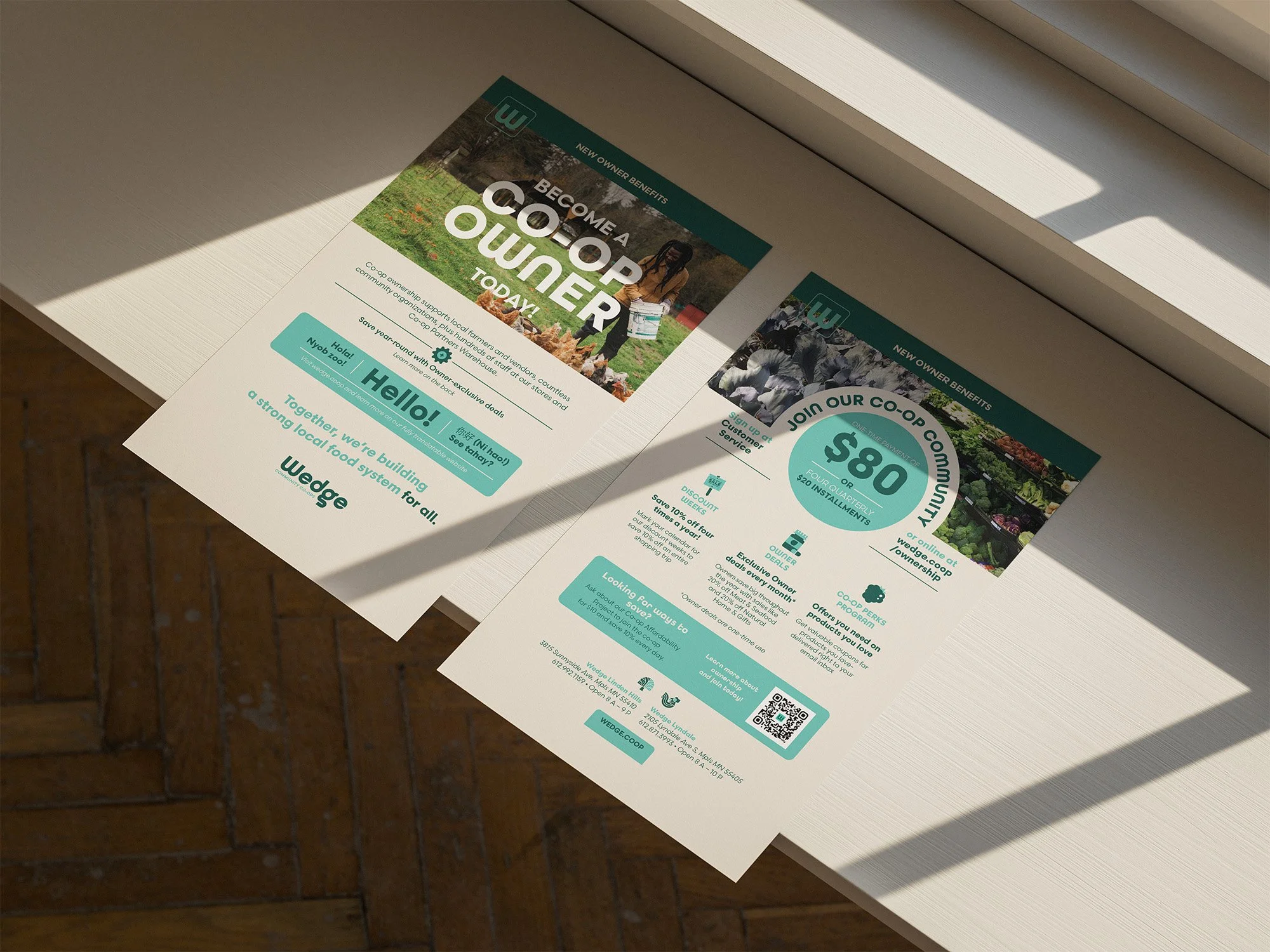 Owner material handouts.