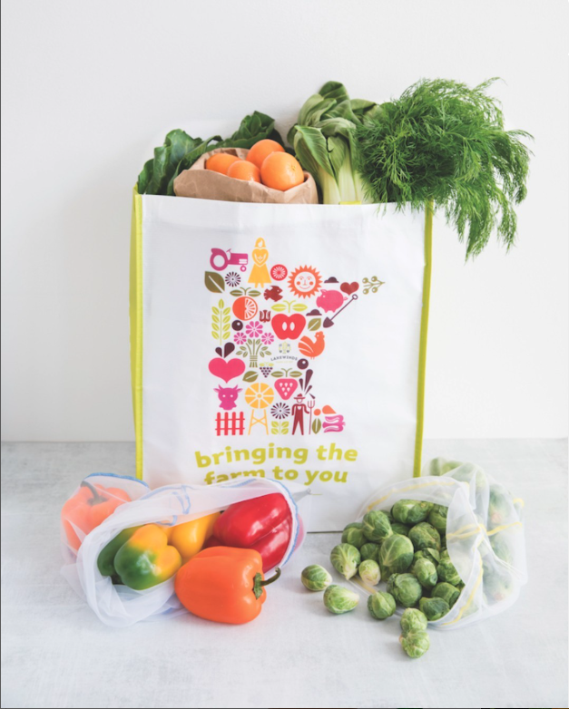 Reusable bag used in repeated campaigns for new owners when they sign up.
